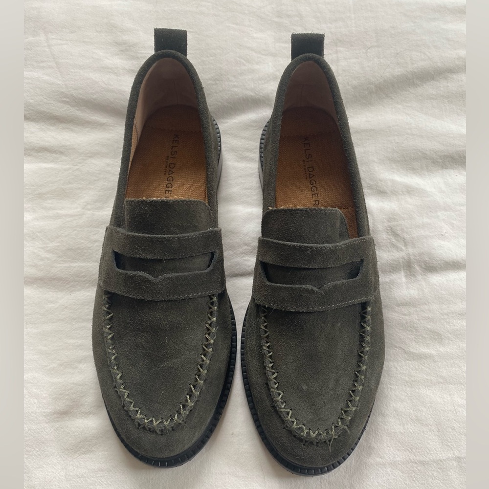 Kelsi Dagger Suede Loafers (size 7)